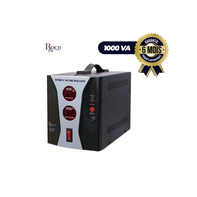 Régulateur de tension Numérique ROCH -RSB-1000P  - 1000 VA - USB - 6mois|Glotelho Cameroun