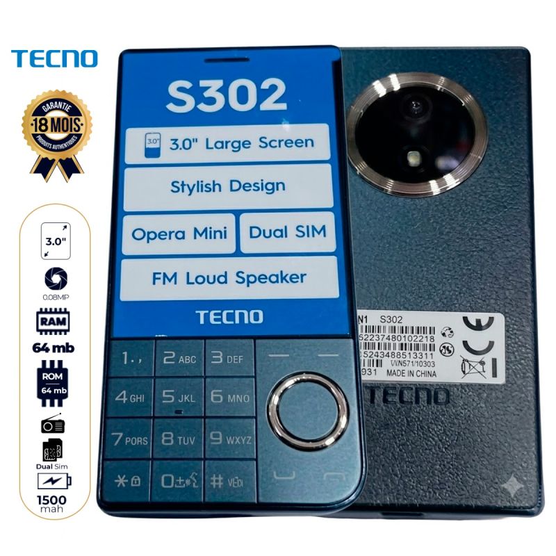 Tecno S302