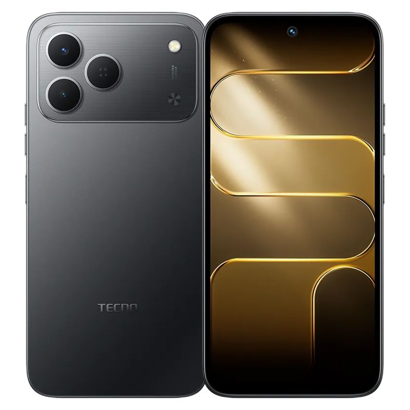 Tecno Spark 50 - 128 Go - 4 Go + 4 Go RAM Extensible - 6,78" - 50 MP/8MP - 2 Nano Sim - 6500 mAh - Garantie 12 mois-Noir