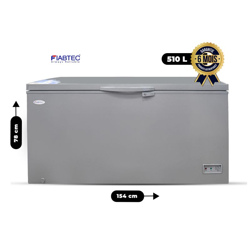 Congélateur coffre FIABTEC - 510 Litres  prix Cameroun