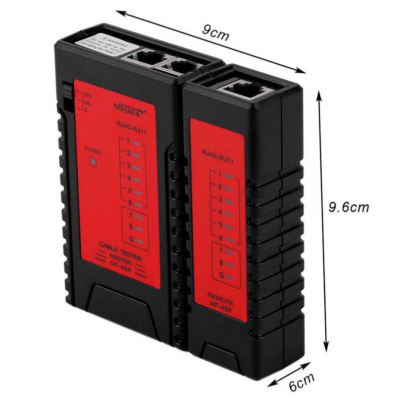 Testeur de cable RJ45 - NF-468 Glotelho