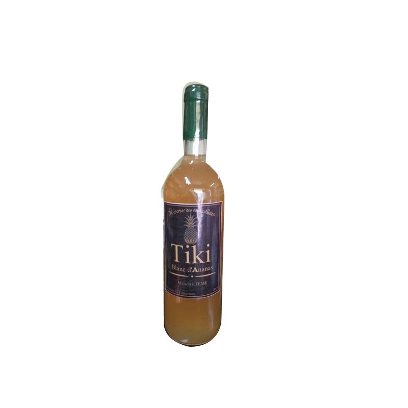 Vin Blanc d'Ananas,(Tiki) 12% vol/ Alcool-750ml.