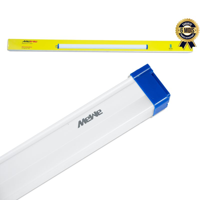 Tube Led Rechargeable USB sans Fil Prix en fcfa - MEWE MWLED-ETL0801 - Taille 40*25*700 mm | Glotelho Cameroun