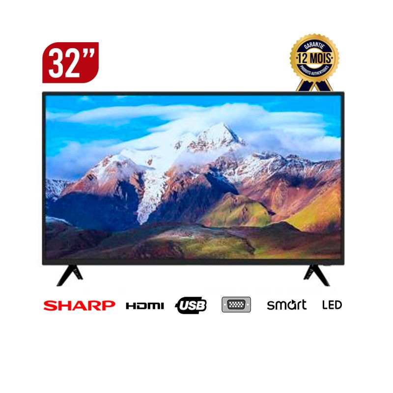 TV- SMART - SHARP - 2T-C32EF2X  | Glotelho Cameroun