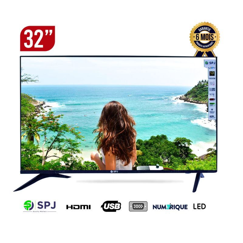TV numérique LED - 32 pouces SPJ prix Cameroun