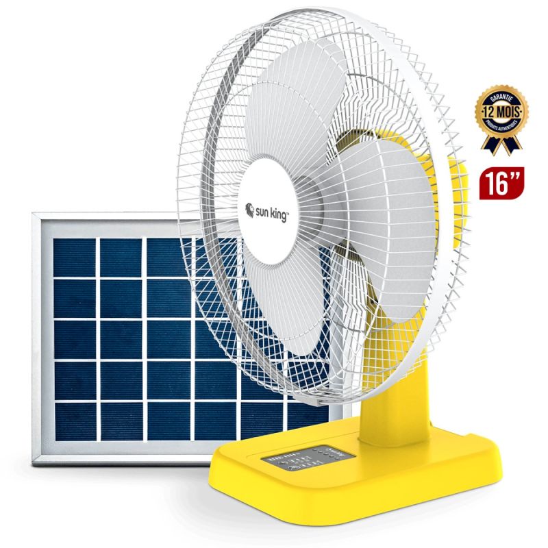 Ventilateur de Table Solaire SUN KING 16