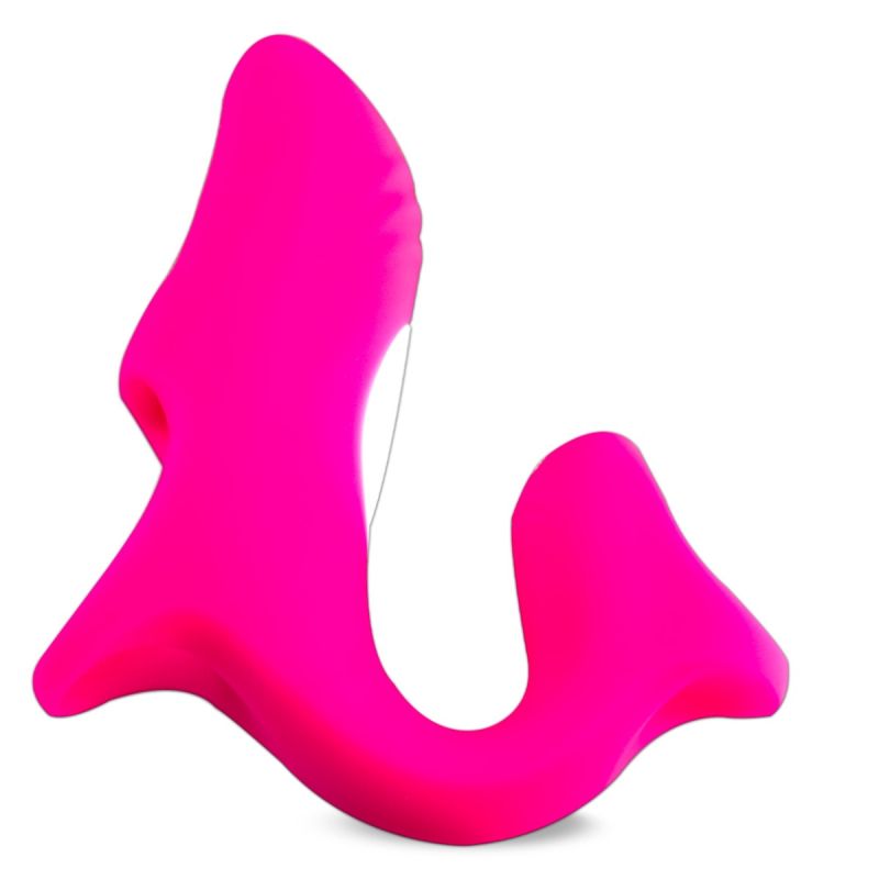 Vibromasseur à doigt en silicone - 12 fréquences sans fil pour homme et femme - Produits érotiques 