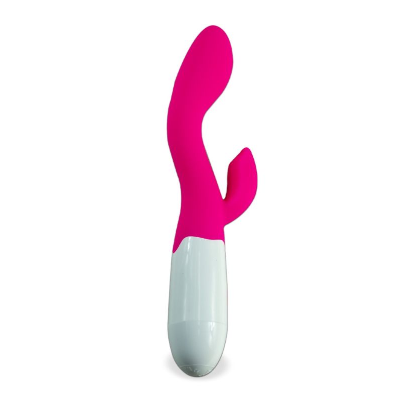 Vibromasseur sexuel en silicone - Rose - Stimulation précise - Style Alya Ambiance