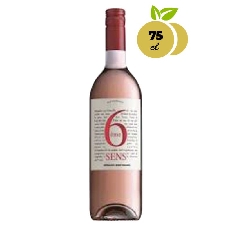 Vin 6eme Sens Rose Vis de 75cl | Glotelho Cameroun