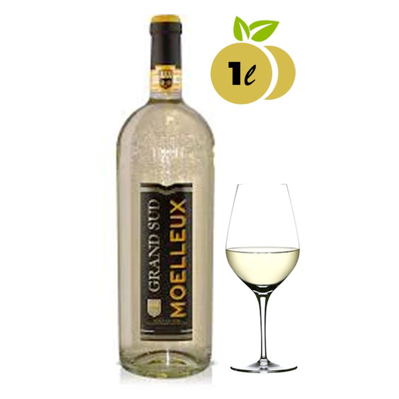 Vin blanc Moelleux Grand Sud - Prix en fcfa - 1L - Vol. 11% | Glotelho Cameroun