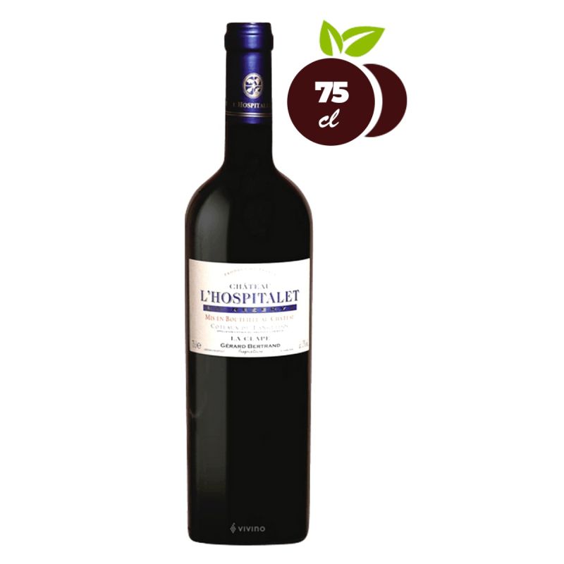 Vin Rouge - Prix en fcfa - Château l'Hospitalet La Réserve - 2019 - 75 cl - 14,5%| Glotelho Cameroun