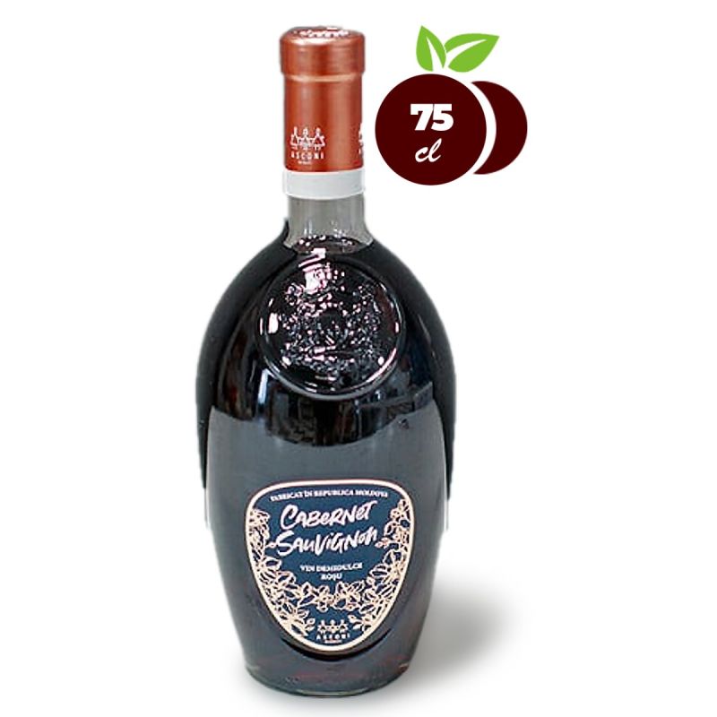 Vin rouge Asconi - Cabernet Sauvignon - Arômes de fruits noirs - 75cl - 11.5% ALC