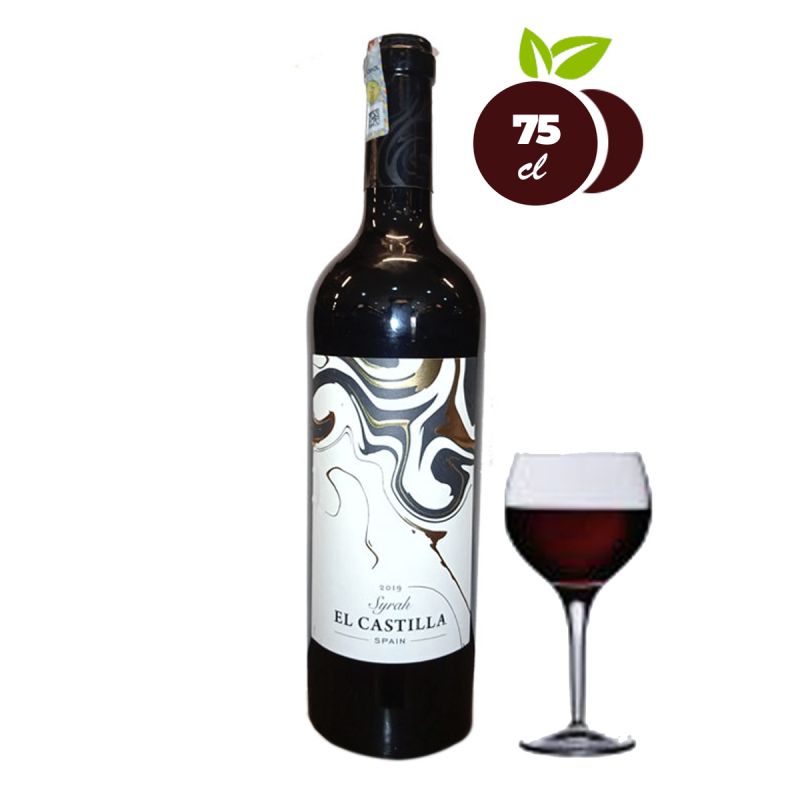 Vin Rouge El Castilla Syrah de 75cl pour une bonne dégustation| Glotelho Cameroun