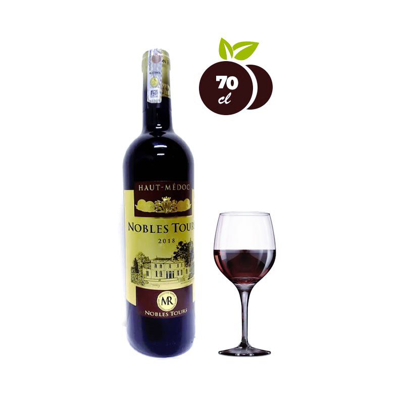 Vin rouge Haut Medoc Nobles Tours - 70 cl - 2018 - (Prix en fcfa) | Glotelho Cameroun