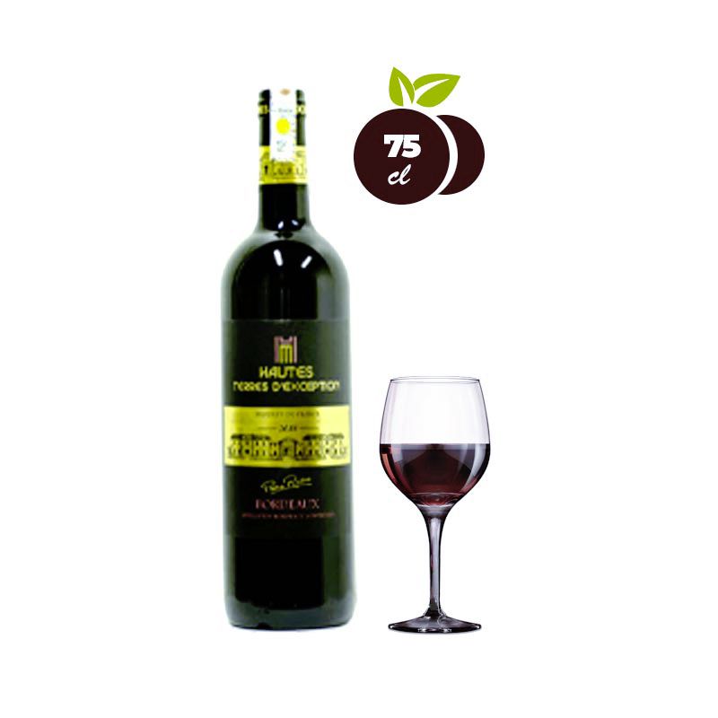 Vin rouge Haute Terre d'exception Bordeaux - Prix en fcfa - 75 cl | Glotelho Cameroun