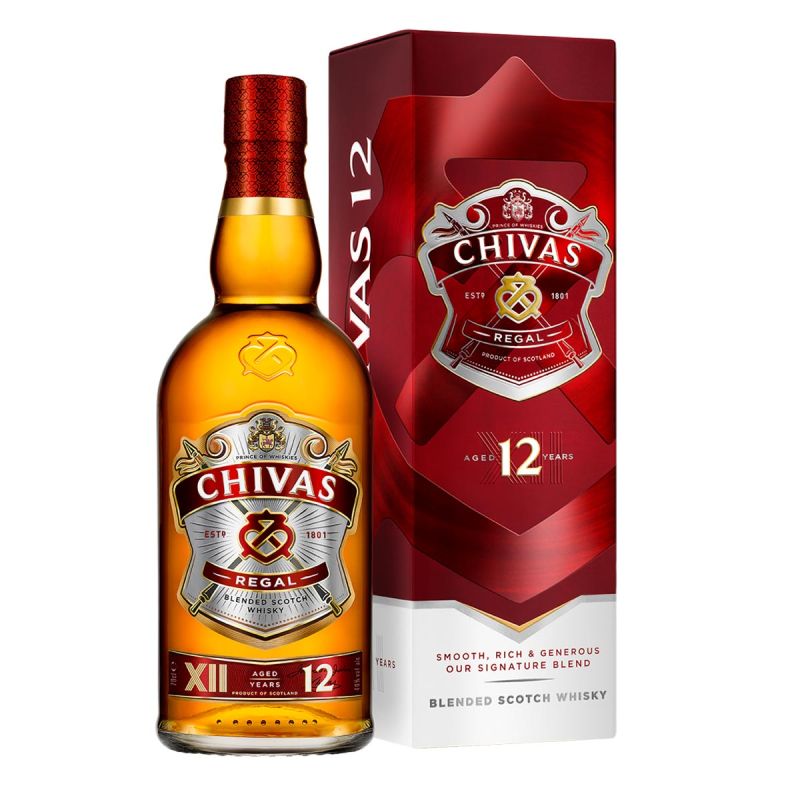 Whisky Chivas Regal - 12 ans - 75cl - 40%Alc l Glotelho Cameroun
