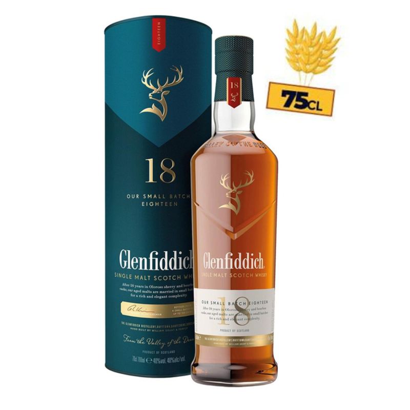 whisky Glenfiddich 18ANS 75CL, 40%ALC|Glotelho Cameroun