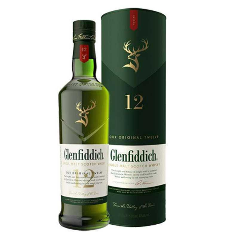 Whisky - Glenfiddich -single malt scotch -1L -12ans | Glotelho Cameroun