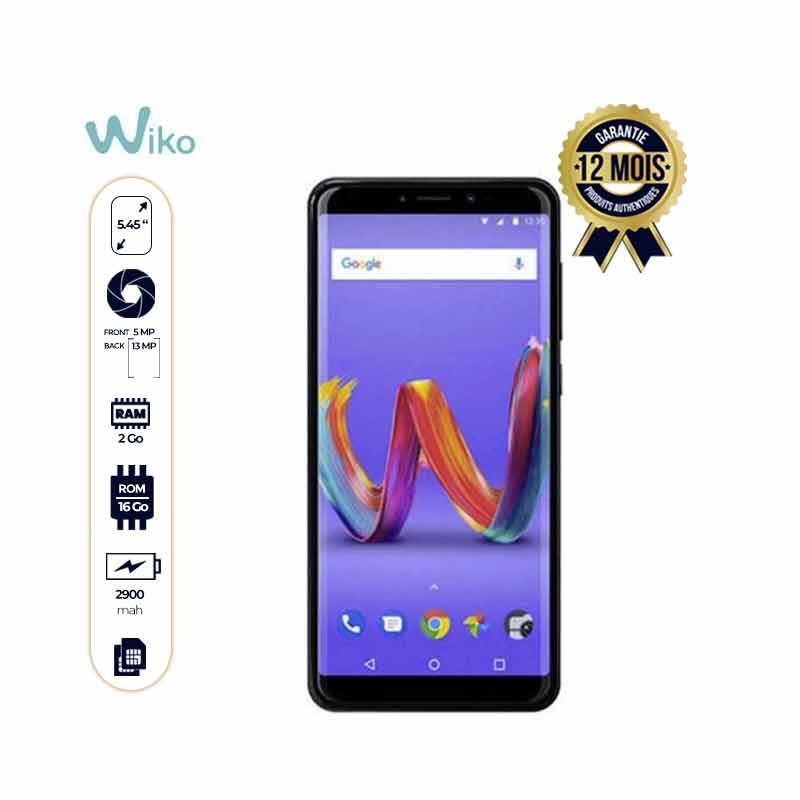 WIKO TOMMY 3 PLUS – 16 Go / 2 Go RAM – 2900mAh – Noir|GlotelhoCameroun