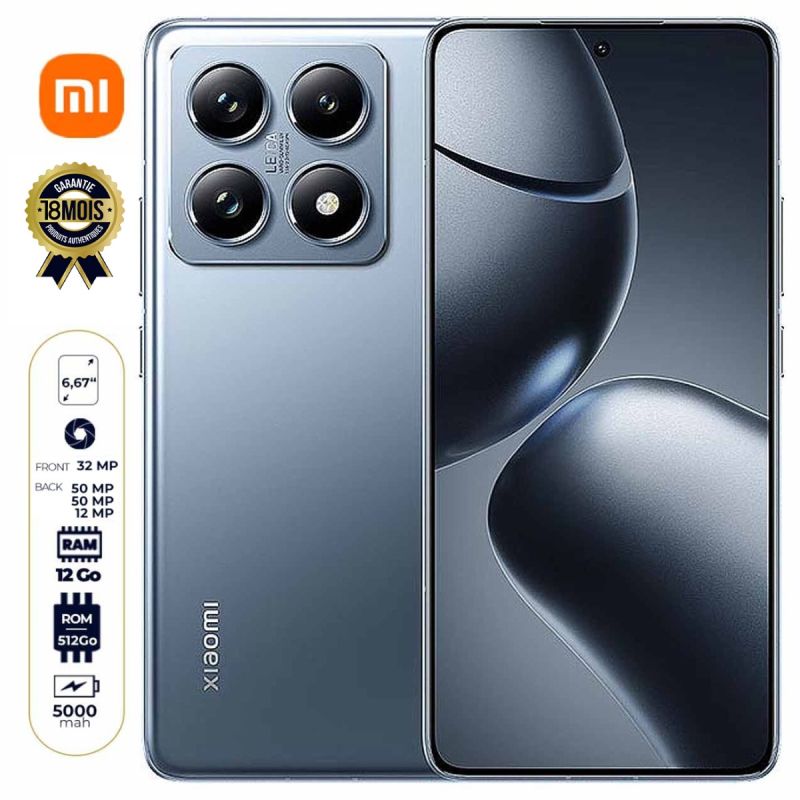 Xiaomi 14T Pro avec 512 Go en vente sur Glotelho