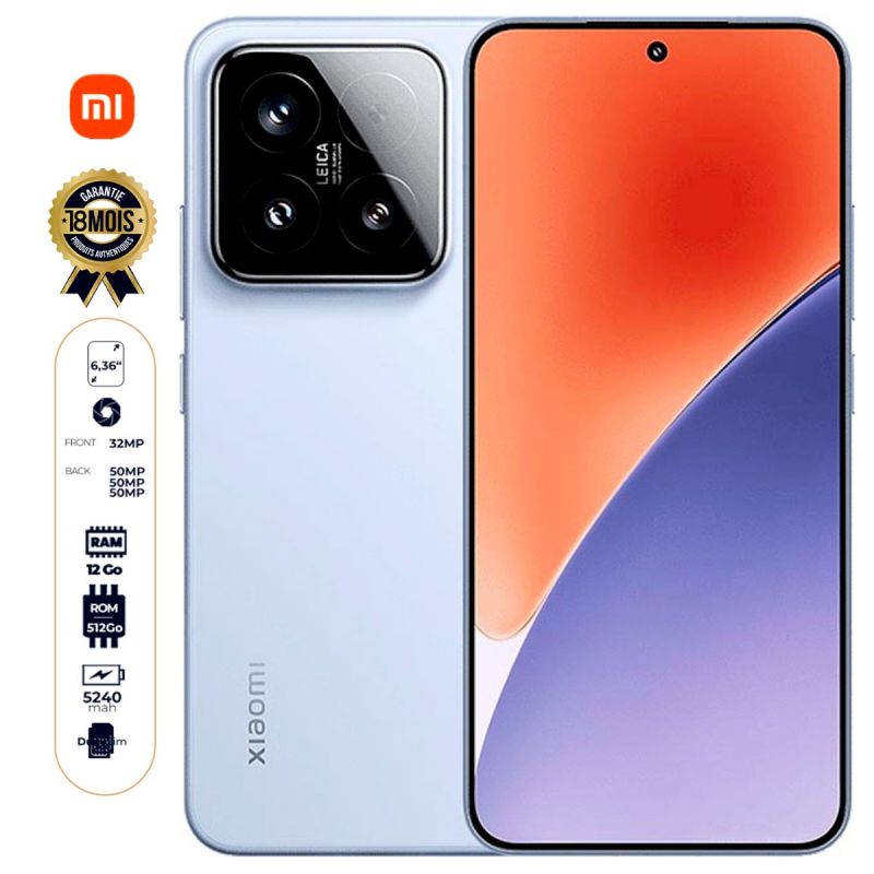 Xiaomi 15 prix Glotelho