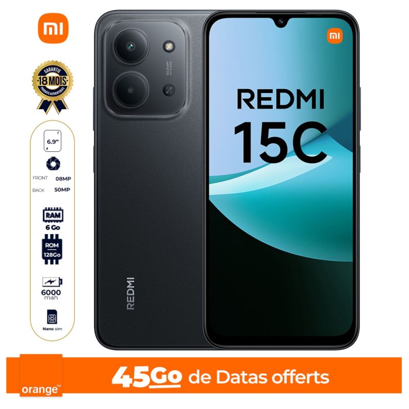 Xiaomi – Redmi 15C au prix Cameroun