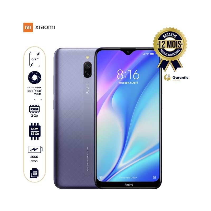 XIAOMI REDMI 8A - 32Go2Go RAM - Dual Nano sim - 5000mAh (Version Indienne) | Glotelho Cameroun