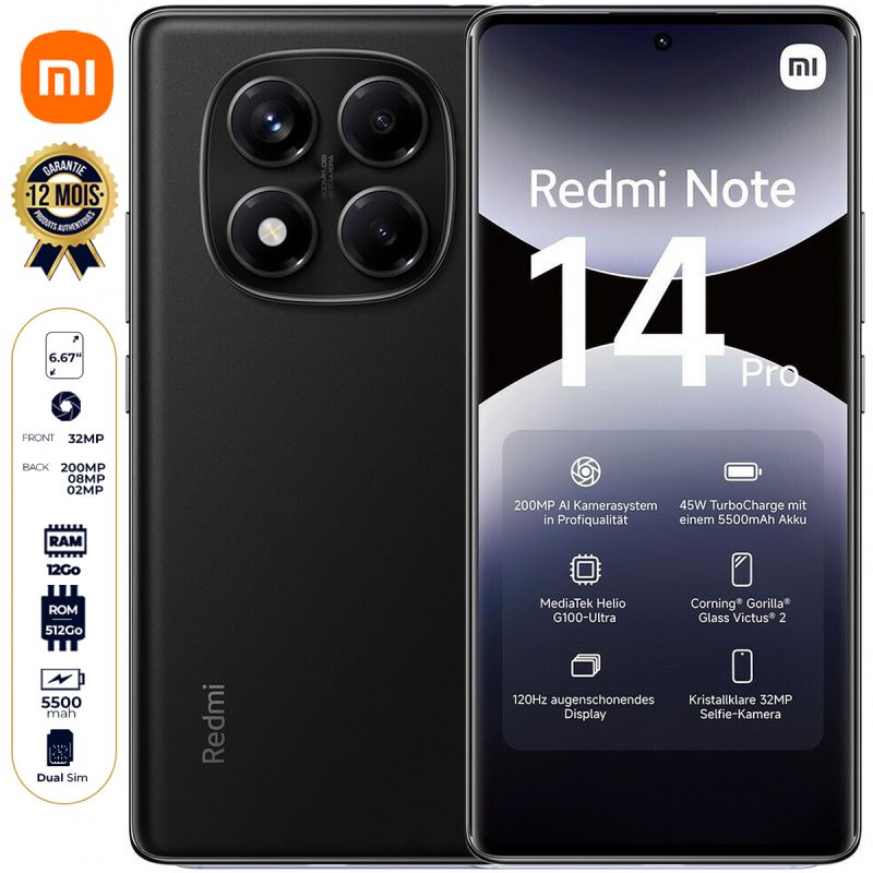 Xiaomi Redmi Note 14 Pro 4G au Cameroun