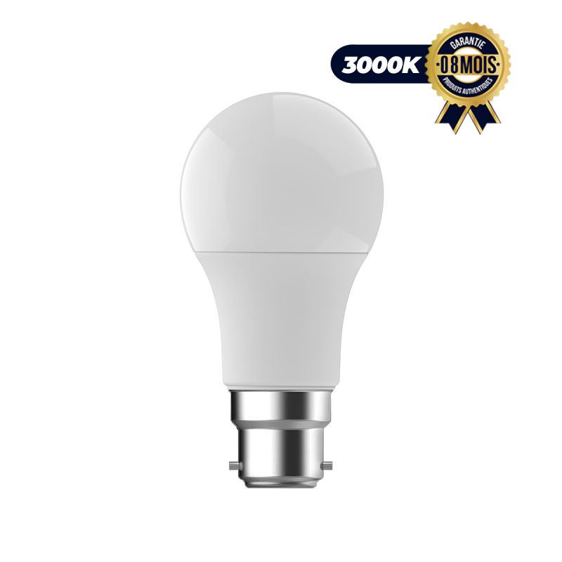 Ampoule LED Lumière Jaune - FSL B22 - 7W - 3000K 