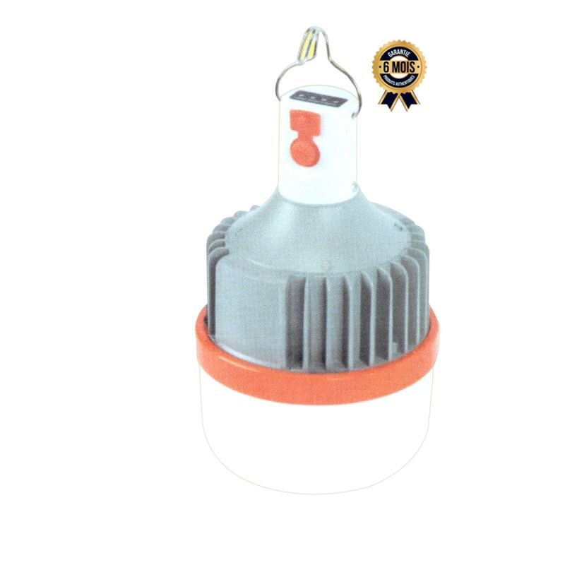 Ampoule Rechargeable - MEWE MWLED-EAB8002 - Autonomie 4-5h - 6 Mois