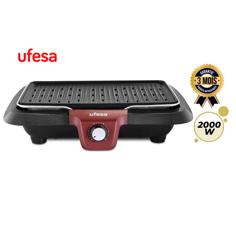 Barbecue électrique antiadhésif - 2000W en vente sur Glotelho