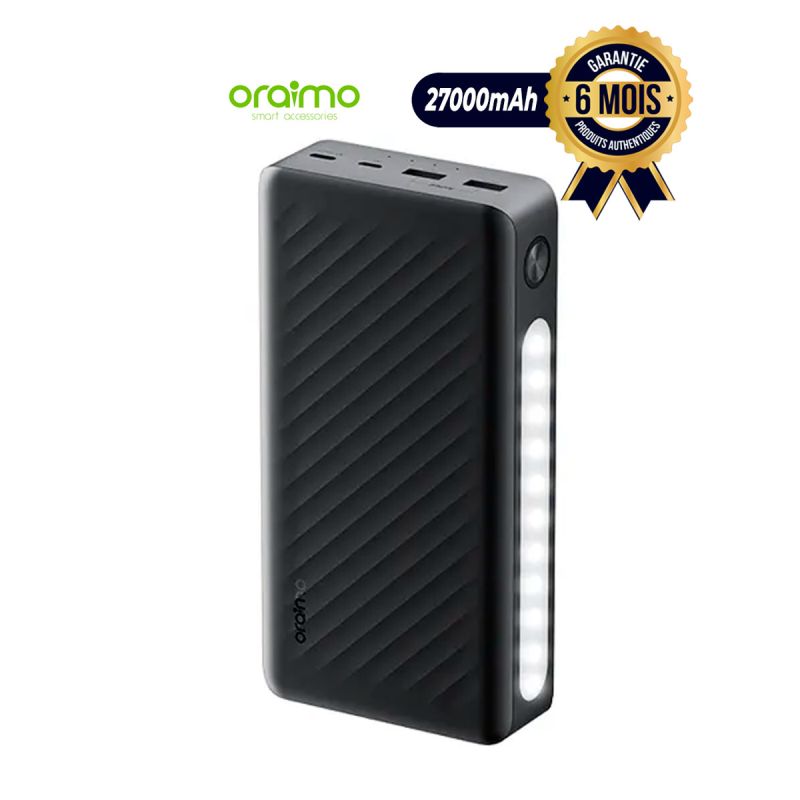 Batterie externe Oraimo 27000mAh prix Cameroun