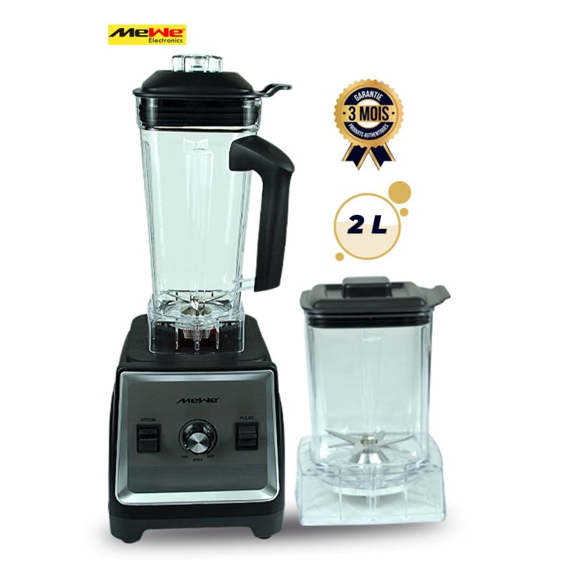 Blender - Broyeur à glace MEWE -1800 watts - 6 Lames - prix Cameroun
