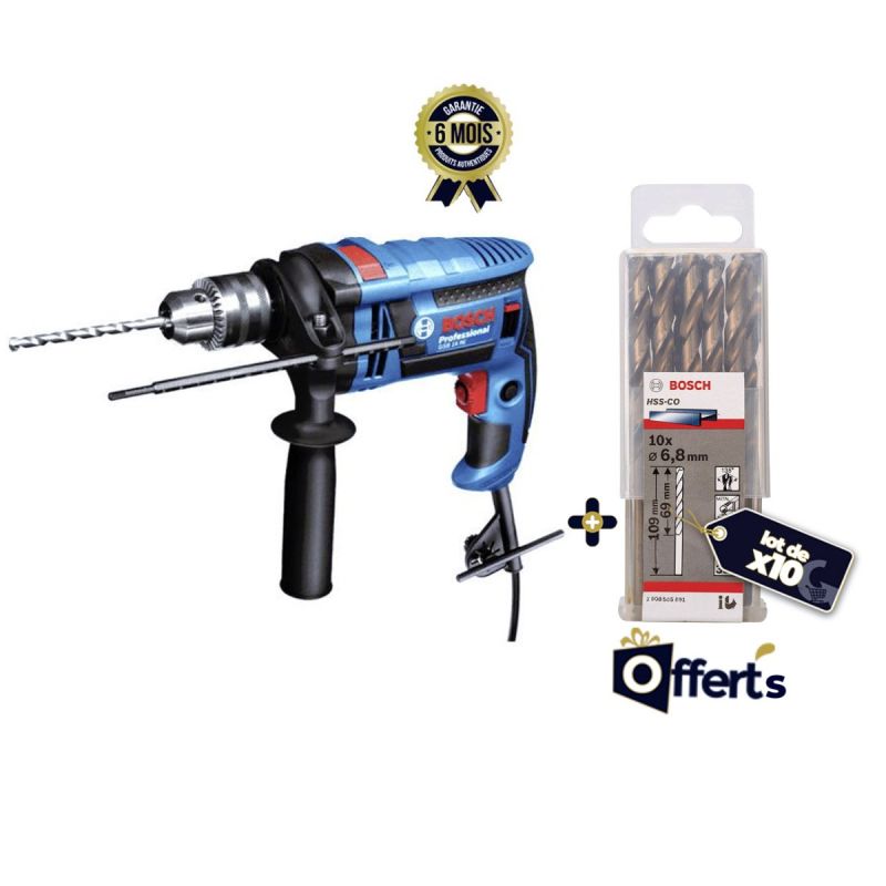 Perceuse à percussion Bosch Professional GSB 16 RE - 750 W - Garantie 6 Mois |Glotelho Cameroun