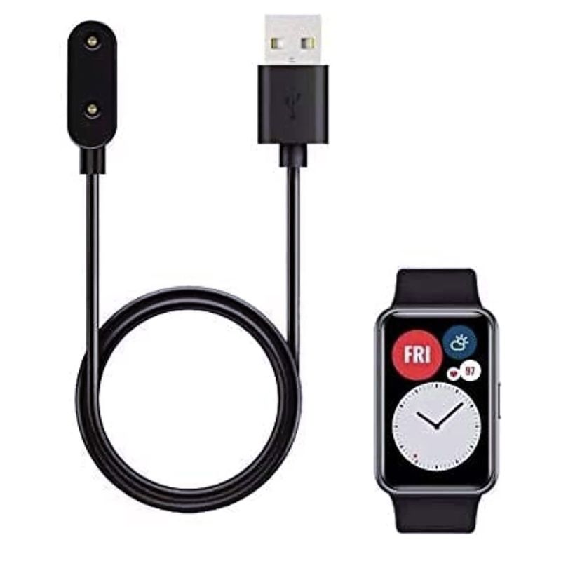 Chargeur compatible avec Huawei Watch Fit/Fit new - Câble de chargeur pour station de charge USB| Glotelho Cameroun