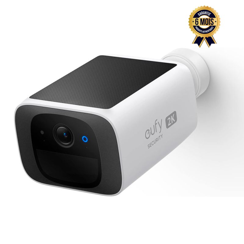 Caméra de sécurité solaire prix en fcfa - Extérieure - Sans Fil Eufy S220 - Alimentation continue - Résolution 2K| Glotelho Cameroun