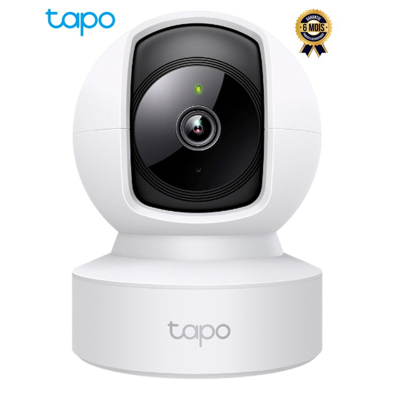 Caméra Wi-Fi de sécurité domestique - Tapo C212 - Panoramique/Inclinable - 6 Mois