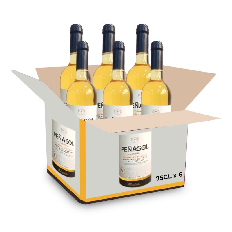 Carton de 6 bouteilles de vin blanc moelleux PENASOL 75 CL - prix Cameroun