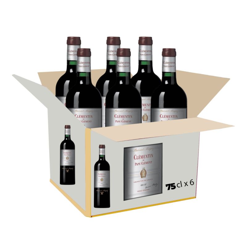  Carton de 6 vins rouge - Clémentin du Pape Clément - Grand Cru - 75CL prix sur Glotelho