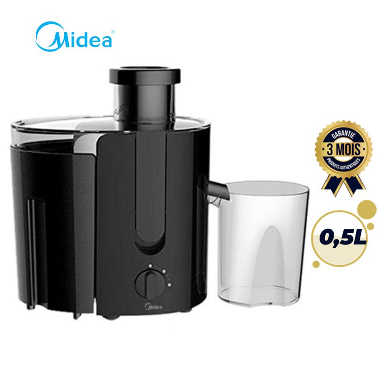 Centrifugeuse MIDEA 400W - 2 Vitesses - Récipient de Jus 0,5L, vendu sur Glotelho. 