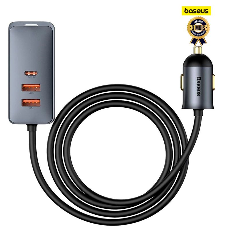 Chargeur de voiture multiport à charge rapide prix Cameroun