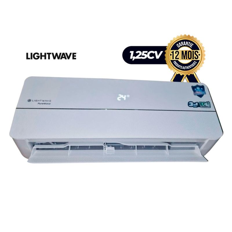 Climatiseur Split - LIGHTWAVE - 1.25 CV - 9000BTU