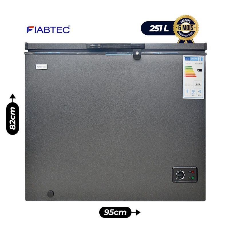Congélateur coffre - Turbo Freez - Fiabtec - FTCFW-365 - 251L -  (A+) | Glotelho Cameroun