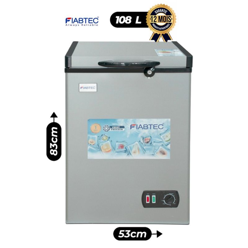 Congélateur coffre - FIABTEC 108 litres