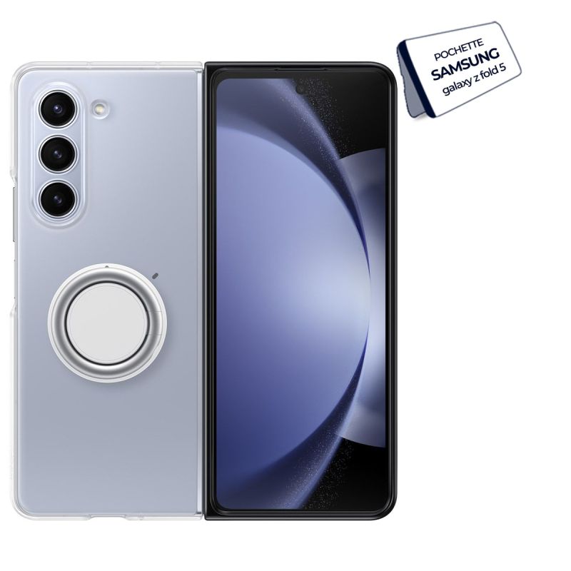 Pochette transparente originale clear gadget case pour Samsung Galaxy Z Fold 5