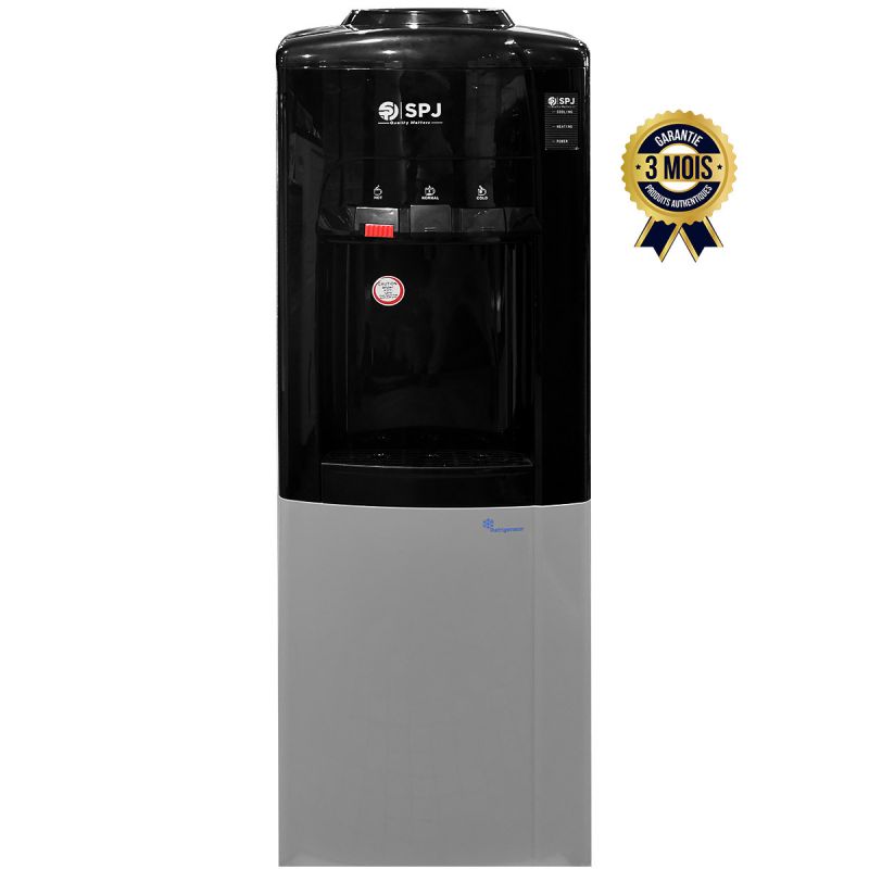 Distributeur d'eau Chaude et Froide - SPJ - Avec Mini Réfrigérateur Intégré | Glotelho Cameroun