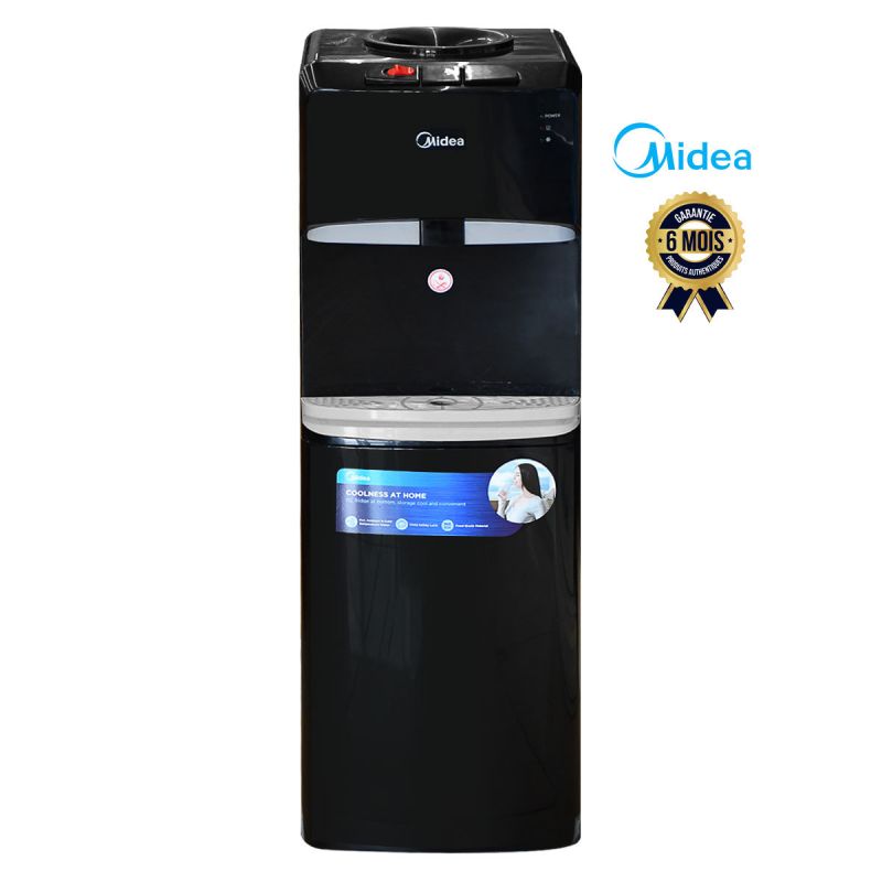 Distributeur d'eau - MIDEA - YL1632 - Chaude/Froide - Noir| Glotelho Cameroun