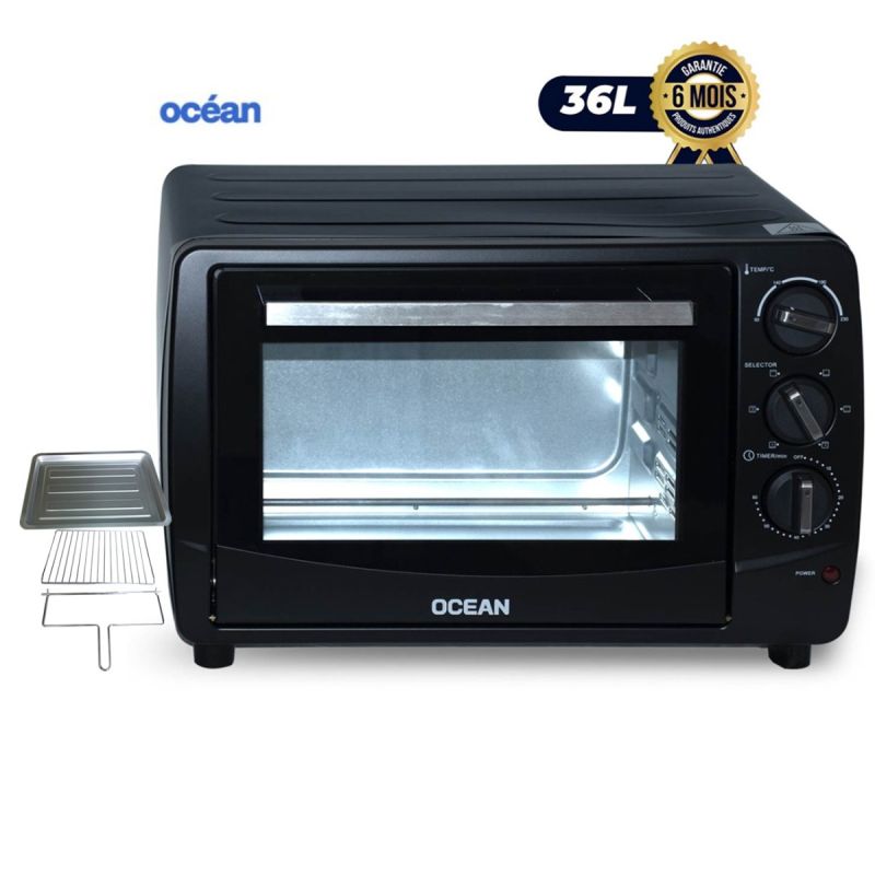 Four électrique avec gril et rôtissoire - OCEAN - 36 Litres