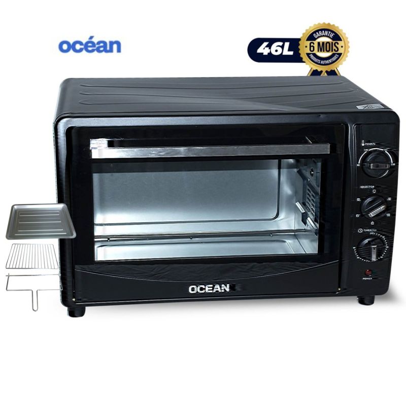 Four électrique XXL avec grill et rôtissoire - OCEAN  46 Litres