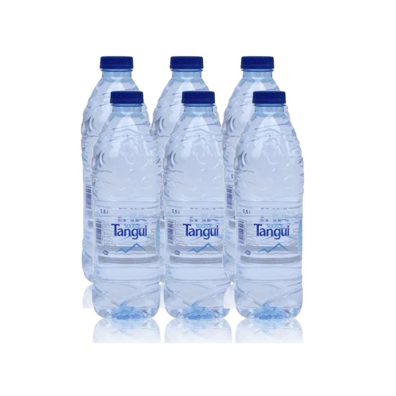Pack de 6 bouteilles d'eau minéral - Tangui - 0.5 litre - (Prix en fcfa) | Glotelho Cameroun